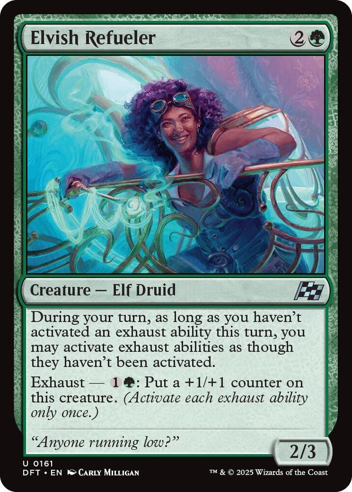 Elvish Refueler 161 card from Aetherdrift