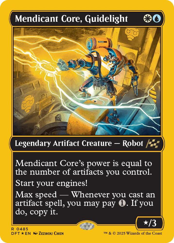 Mendicant Core, Guidelight (First-Place Foil) 485 card from Aetherdrift