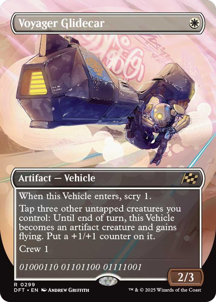 Voyager Glidecar (Borderless) 299 card from Aetherdrift