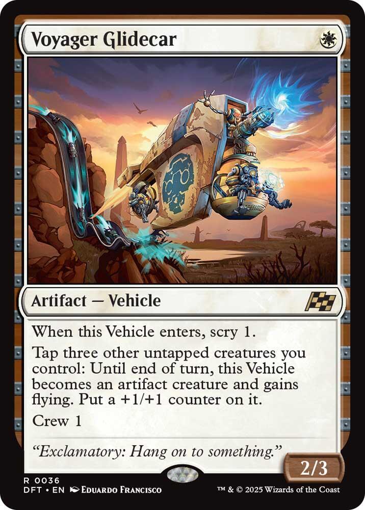 Voyager Glidecar 36 card from Aetherdrift