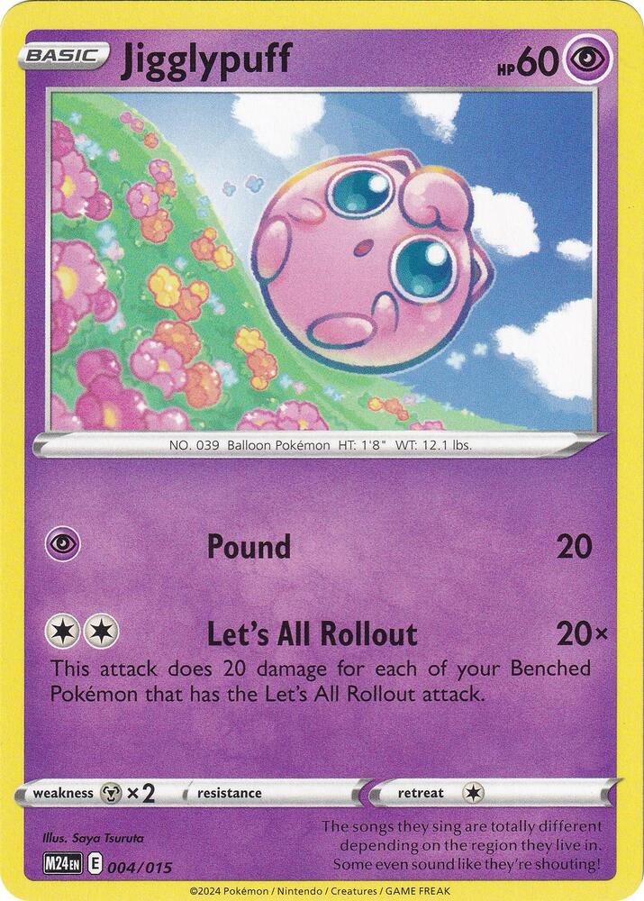 Jigglypuff 004/015 card from McDonald's Promos 2024