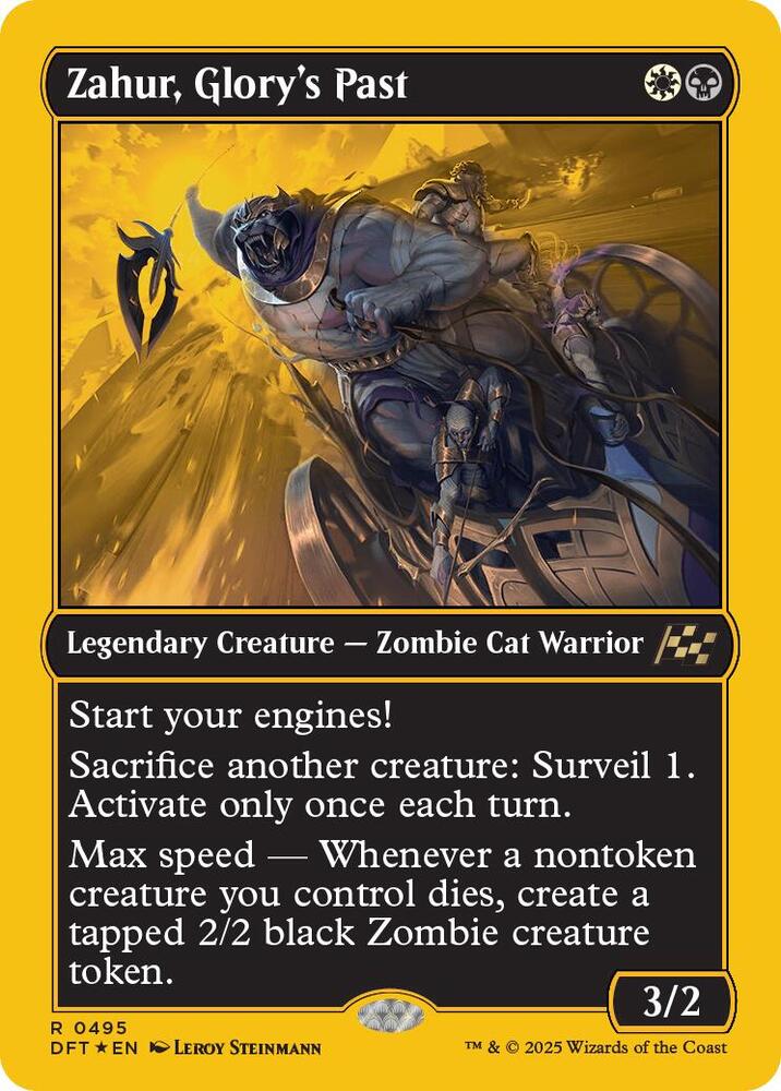 Zahur, Glory's Past (First-Place Foil) 495 card from Aetherdrift