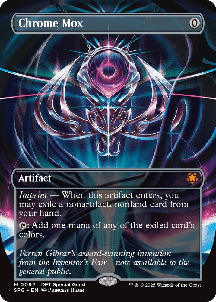Chrome Mox (Borderless) 92 card from Special Guests