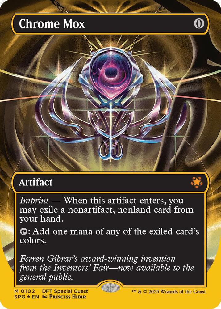 Chrome Mox (Borderless) (First-Place Foil) 102 card from Special Guests