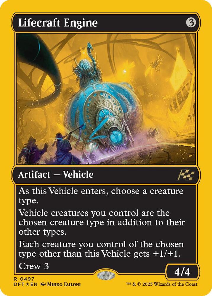 Lifecraft Engine (First-Place Foil) 497 card from Aetherdrift