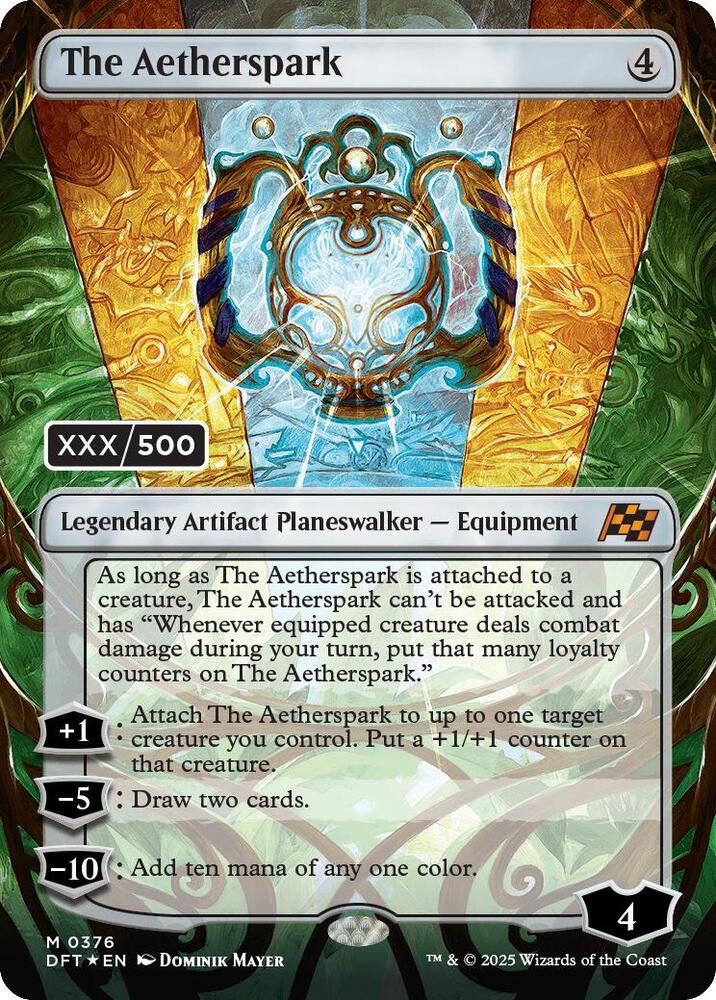 The Aetherspark (Serial Numbered) 376 card from Aetherdrift