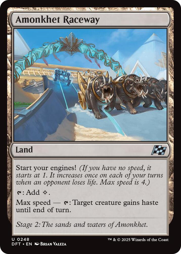 Amonkhet Raceway 248 card from Aetherdrift
