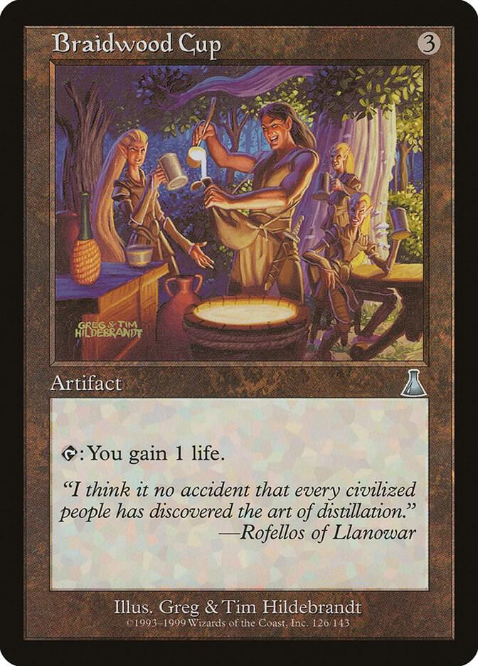 Braidwood Cup 126 card from Urza's Destiny