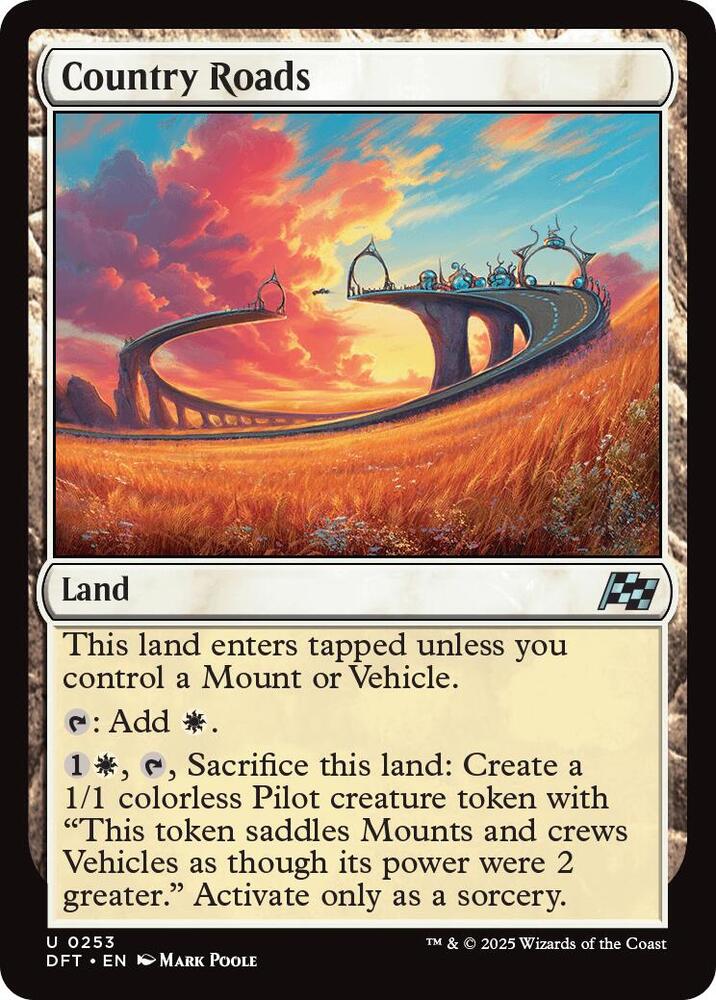 Country Roads 253 card from Aetherdrift