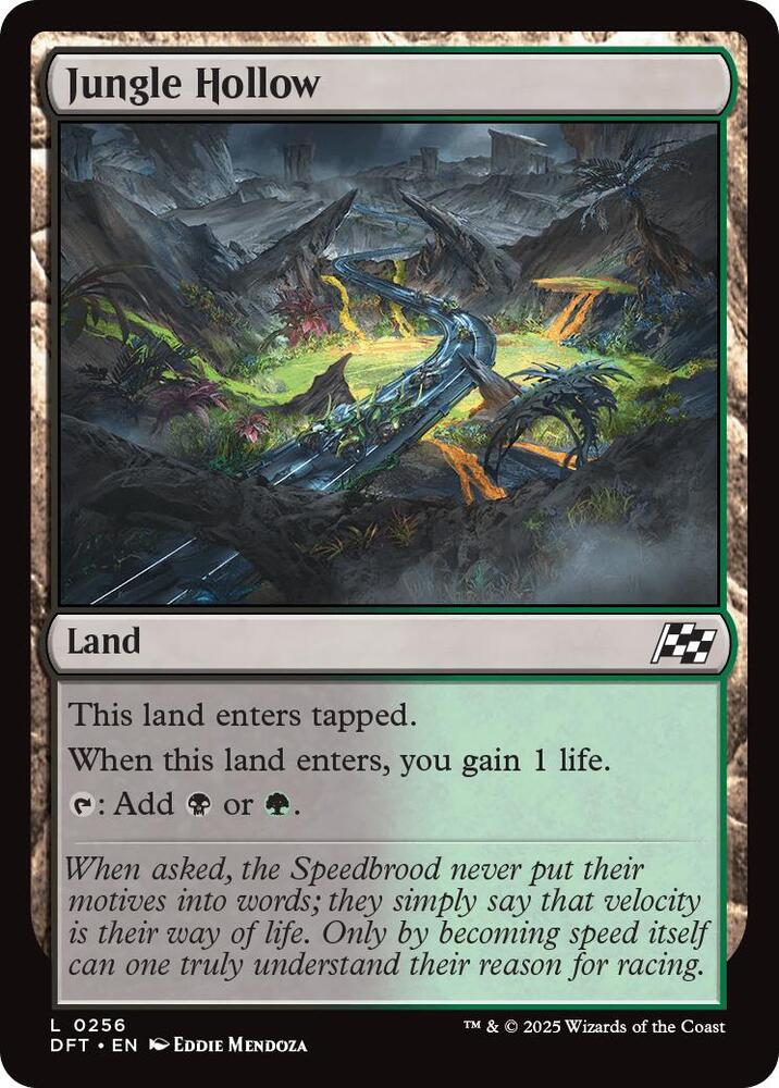 Jungle Hollow 256 card from Aetherdrift