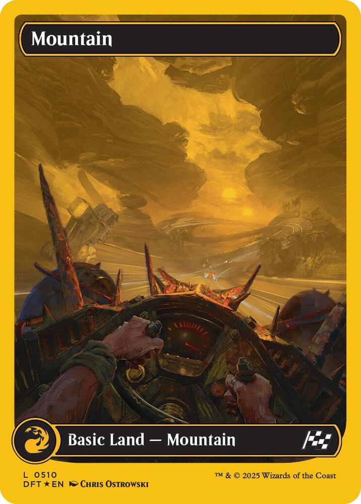 Mountain (First-Place Foil) 510 card from Aetherdrift