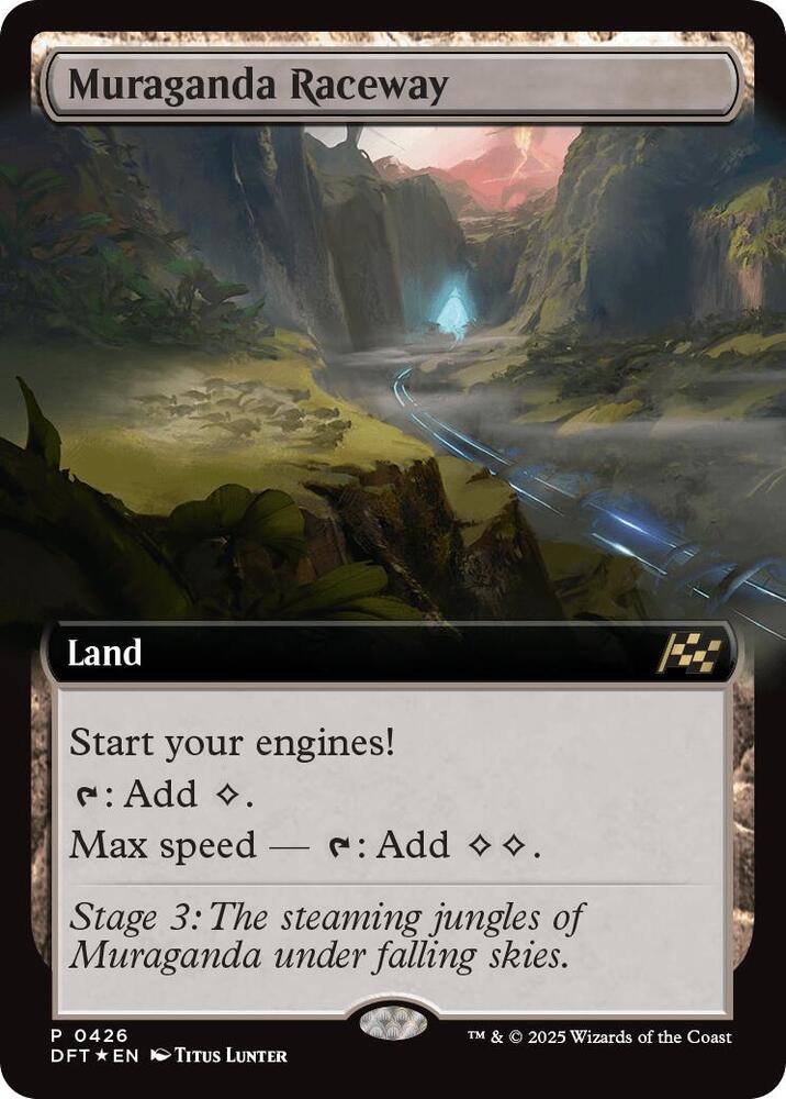 Muraganda Raceway (Extended Art) 426 card from Aetherdrift