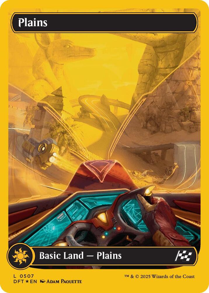 Plains (First-Place Foil) 507 card from Aetherdrift