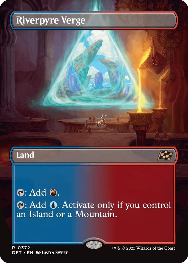 Riverpyre Verge (Borderless) 372 card from Aetherdrift