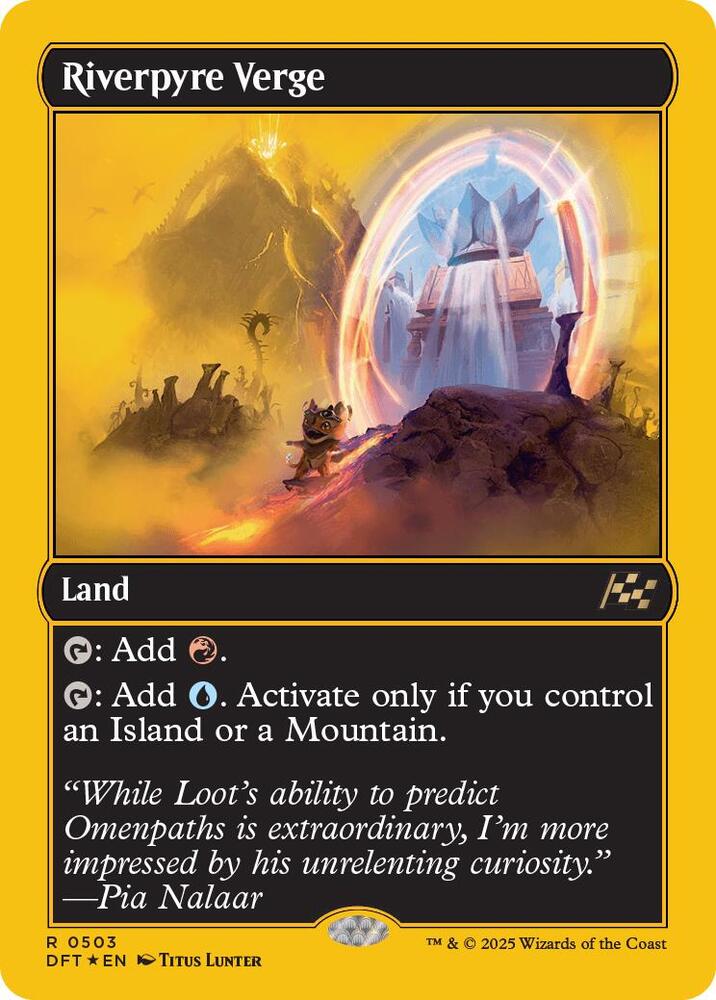 Riverpyre Verge (First-Place Foil) 503 card from Aetherdrift