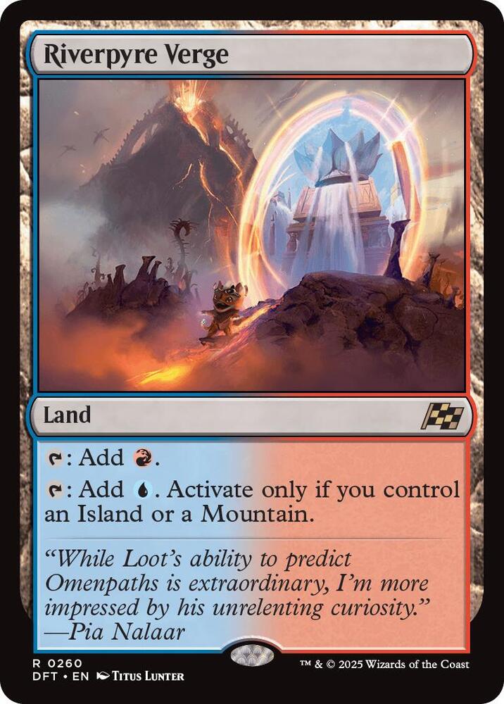 Riverpyre Verge 260 card from Aetherdrift