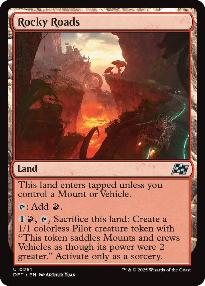 Rocky Roads 261 card from Aetherdrift