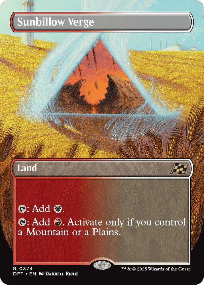 Sunbillow Verge (Borderless) 373 card from Aetherdrift