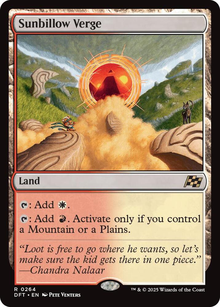 Sunbillow Verge 264 card from Aetherdrift
