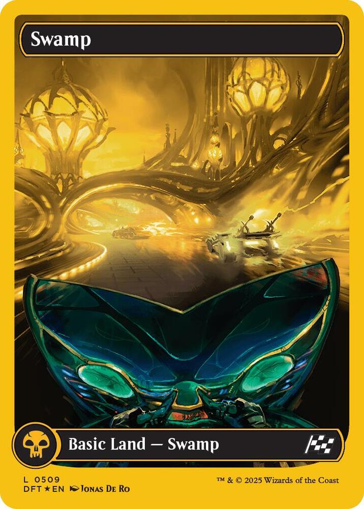 Swamp (First-Place Foil) 509 card from Aetherdrift
