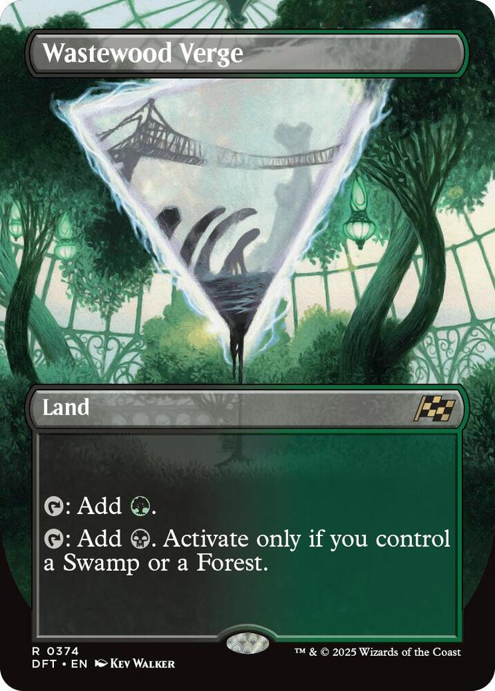 Wastewood Verge (Borderless) 374 card from Aetherdrift