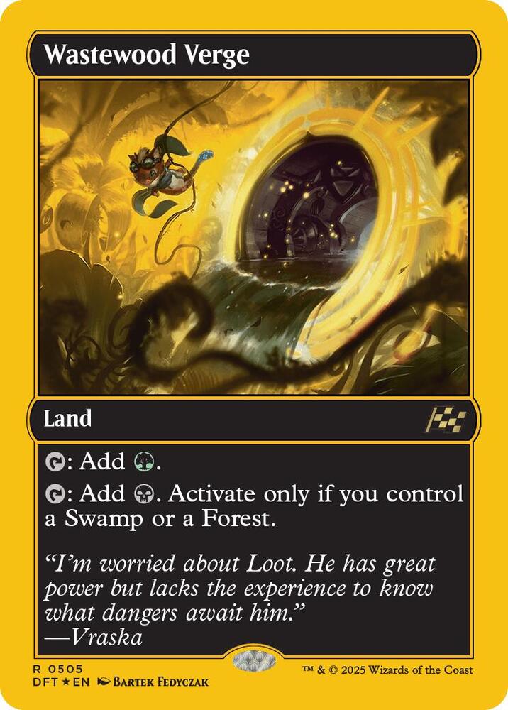 Wastewood Verge (First-Place Foil) 505 card from Aetherdrift