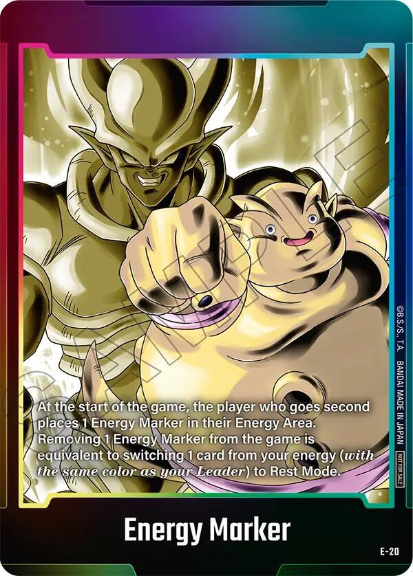 Energy Marker E-20 card from Fusion World Energy Markers
