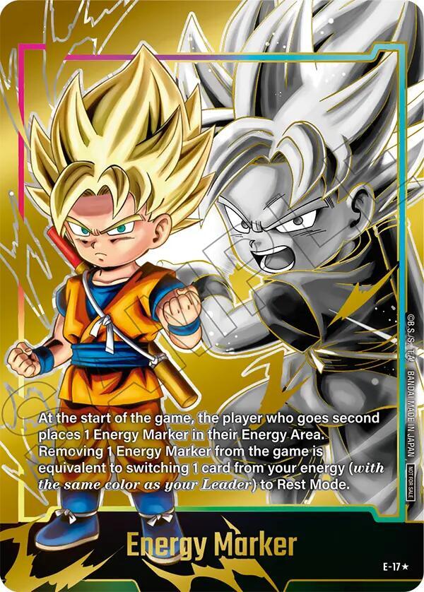 Energy Marker (Gold) E-17 card from Fusion World Energy Markers
