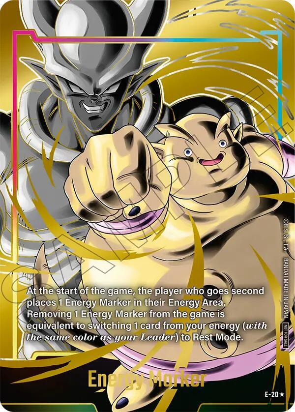 Energy Marker (Gold) E-20 card from Fusion World Energy Markers