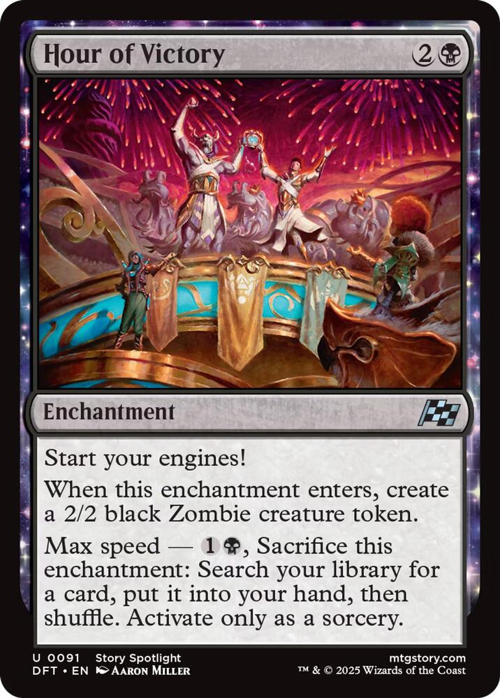 Hour of Victory 91 card from Aetherdrift