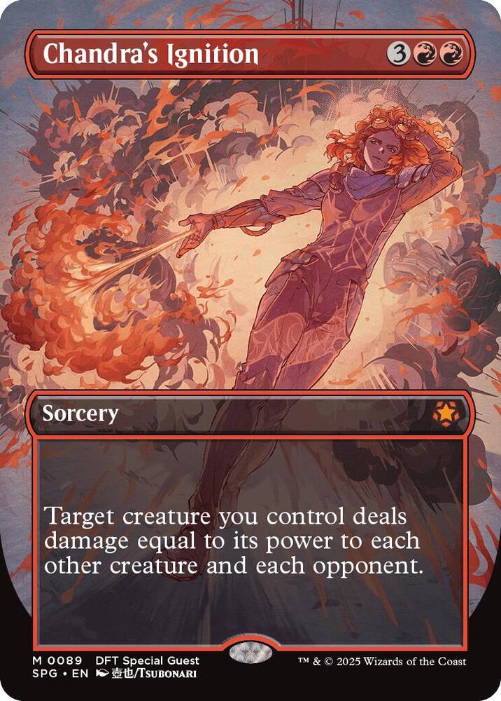 Chandra's Ignition (Borderless) 89 card from Special Guests