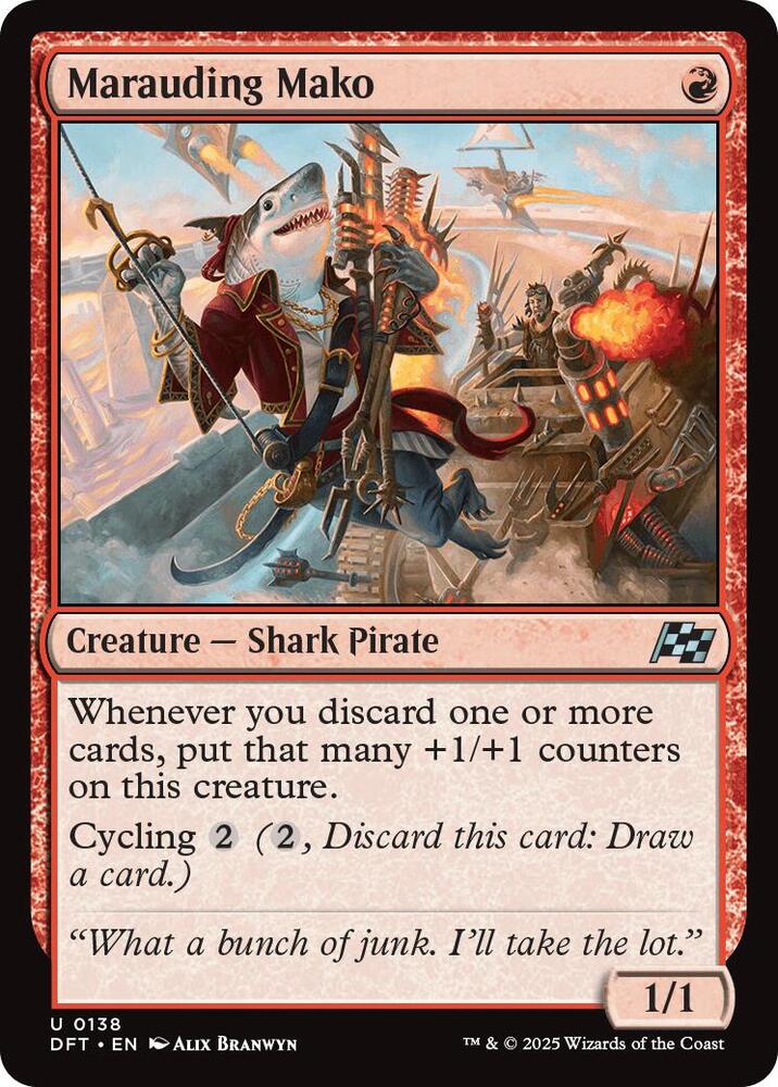 Marauding Mako 138 card from Aetherdrift