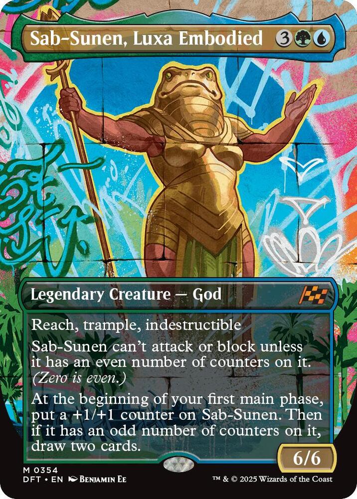Sab-Sunen, Luxa Embodied (Borderless) 354 card from Aetherdrift