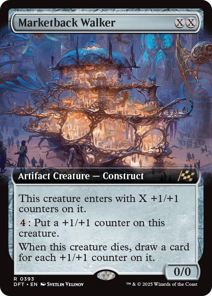 Marketback Walker (Extended Art) 393 card from Aetherdrift
