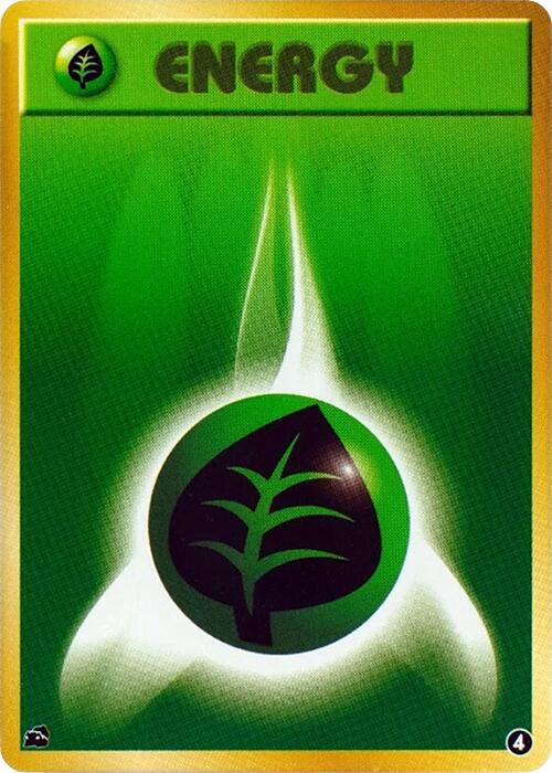 Basic Grass Energy 4 card from Intro Pack (Bulbasaur)