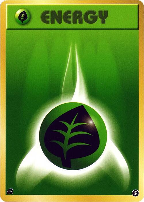 Basic Grass Energy 5 card from Intro Pack (Bulbasaur)