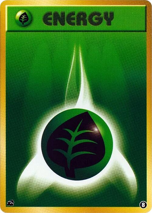 Basic Grass Energy 8 card from Intro Pack (Bulbasaur)