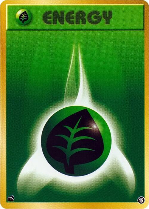 Basic Grass Energy 15 card from Intro Pack (Bulbasaur)