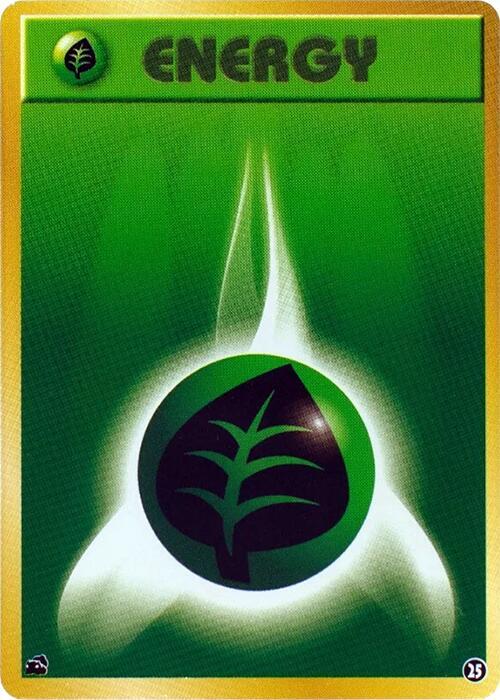 Basic Grass Energy 25 card from Intro Pack (Bulbasaur)