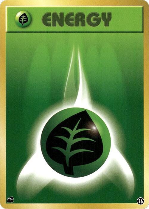 Basic Grass Energy 36 card from Intro Pack (Bulbasaur)