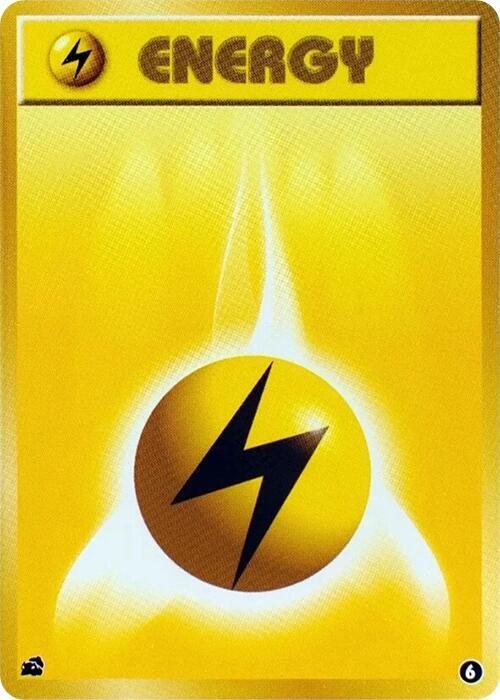 Basic Lightning Energy 6 card from Intro Pack (Bulbasaur)
