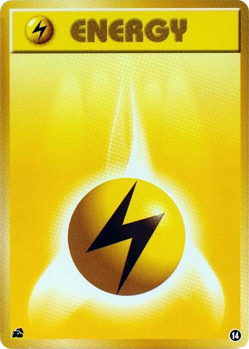 Basic Lightning Energy 14 card from Intro Pack (Bulbasaur)