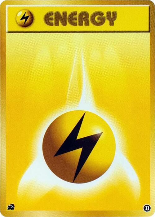 Basic Lightning Energy 33 card from Intro Pack (Bulbasaur)