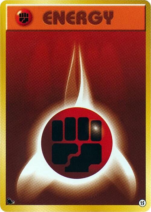 Basic Fighting Energy 15 card from Intro Pack (Squirtle)