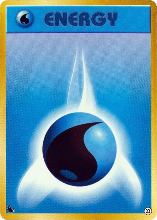 Basic Water Energy 22 card from Intro Pack (Squirtle)