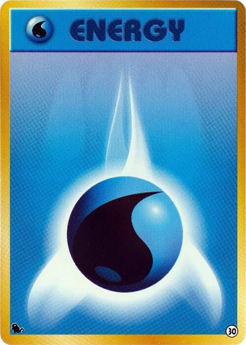 Basic Water Energy 30 card from Intro Pack (Squirtle)