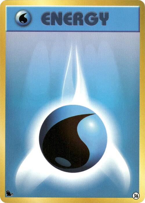 Basic Water Energy 36 card from Intro Pack (Squirtle)