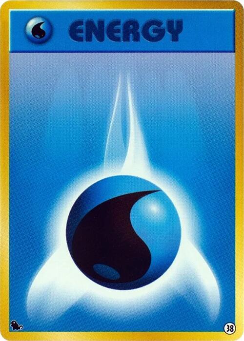 Basic Water Energy 38 card from Intro Pack (Squirtle)