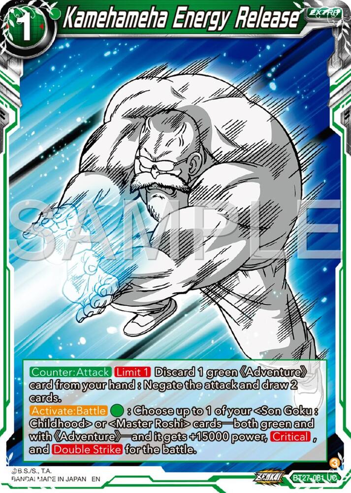 Kamehameha Energy Release BT27-061 card from History of Z