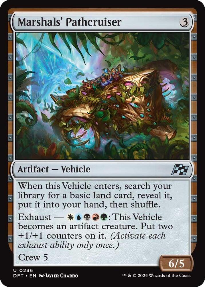 Marshals' Pathcruiser 236 card from Aetherdrift